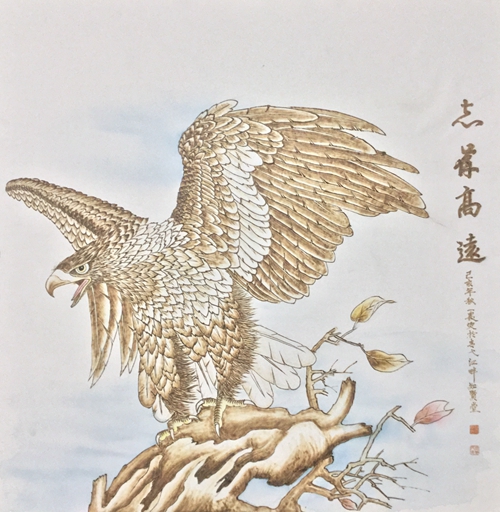 现代烙画4