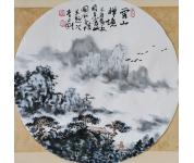 国画团扇2